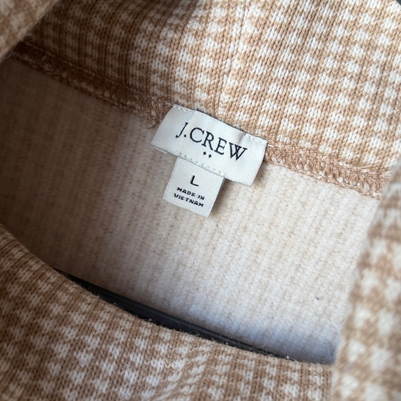 J Crew Cozy Tan Turtleneck Sweater - Picture 2 of 2